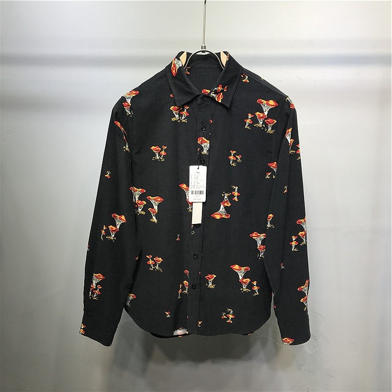 秋冬纯棉翻领修身长袖衬衫新品