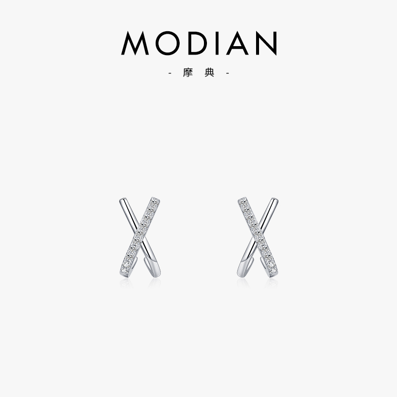 复古ins韩系925通体纯银耳饰