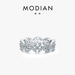 925纯银戒指女冷淡风高级感轻奢小众设计感闭口精致食指戒子