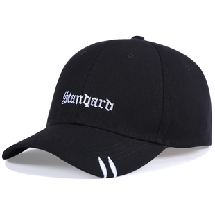 帽子男潮秋季韩版鸭舌帽休闲百搭女秋天棒球帽chic时尚黑白遮阳帽