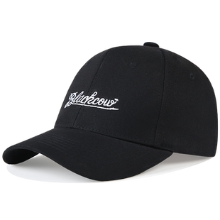 帽子男款潮秋天韩版鸭舌帽休闲百搭女士秋季棒球帽街头黑色遮阳帽