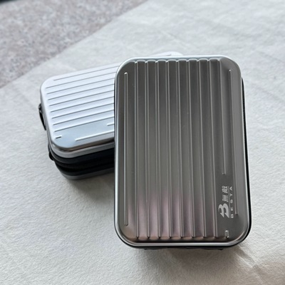 超抗压 铝合金双拉链收纳盒硬壳收纳包数码杂物收纳包保护盒子