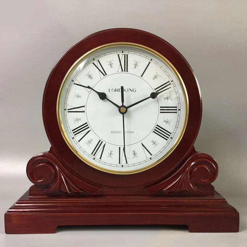 American style music Timekeeping Desk Clock European style Retro Wood clock a living room Study TV cabinet Decoration T0104in the Home Daily , Bell , Clock  category - from Buy2taobao.com to provide professional Taobao agent buy service
