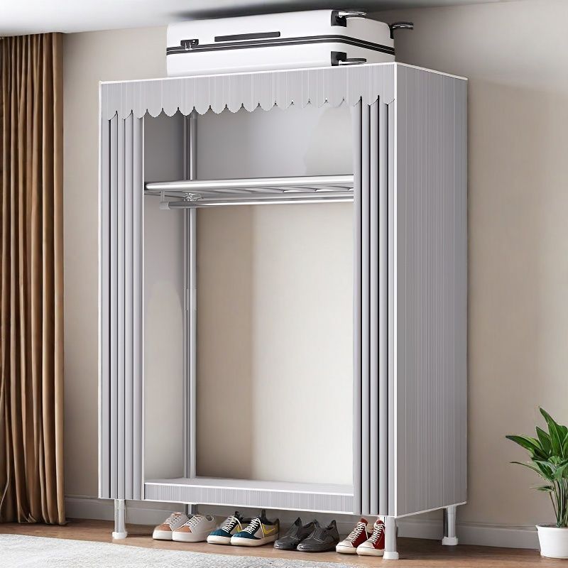 衣帽架晾衣架落地房间挂衣架简易衣柜家用卧室内小户型衣服收纳架