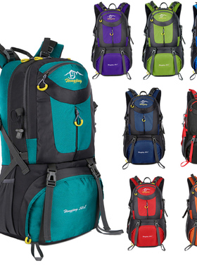 减压手提户外登山包双肩包男女大容量旅行包轻便40L50L60L防水