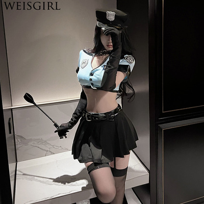 欧美风性感女警空姐制服套装纯欲