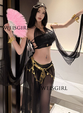 异域风情印度舞cosplay西域埃及艳后肚皮舞性感希腊女神敦煌服装