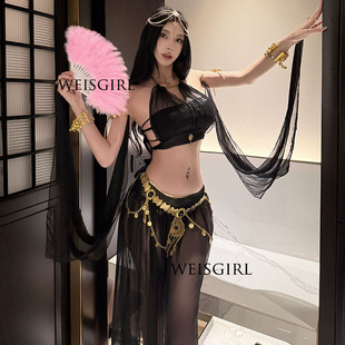 异域风情印度舞cosplay西域埃及艳后肚皮舞性感希腊女神敦煌服装