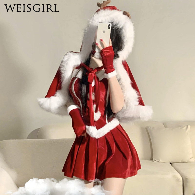 性感圣诞节兔女郎制服制服