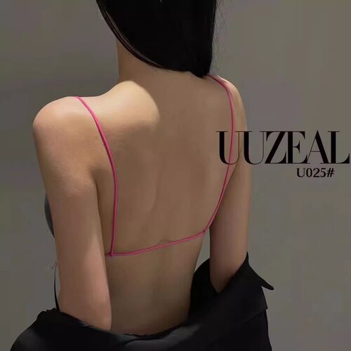 撞色吊带背心女性感辣妹文胸