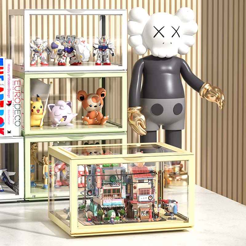 GOTO高透乐高防尘展示盒手办玩偶