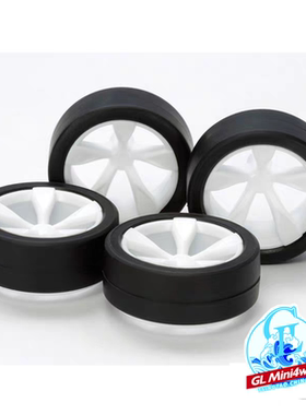 TAMIYA田宫迷你四驱车配件15513 中径  低重心黑色等宽 轮胎 正版