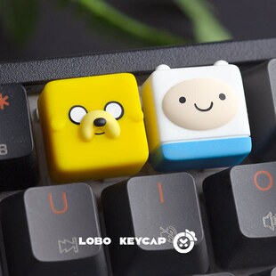 探险活宝周边老皮阿宝BMO透光机械键盘单个性客制化创意键盘帽ESC