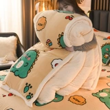 Коралловый бархатный зимний пододеяльник, зимние джинсы с начесом, наматрасник