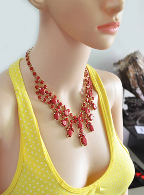 欧美靓饰新款时尚夸张女长款项链