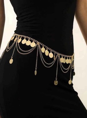 异域腰饰古风钱币流苏汉服配饰