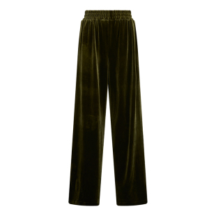 宽松垂感丝绒阔腿女士长裤 Petit Bari