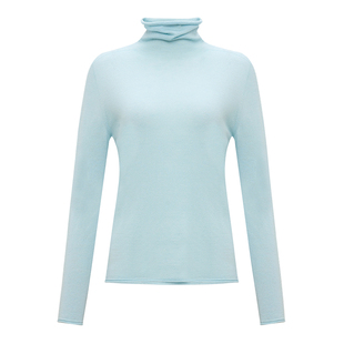 纯色简约高领绵羊毛针织打底衫 Petit Bari