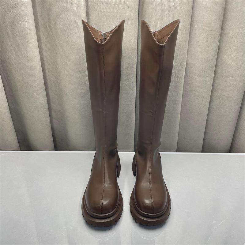 处理小个子不过膝长筒靴女秋冬新款厚底粗跟增高骑士靴弹力瘦瘦靴,女鞋,骑士靴,淘宝优惠券,粉丝福利购,淘宝优惠卷