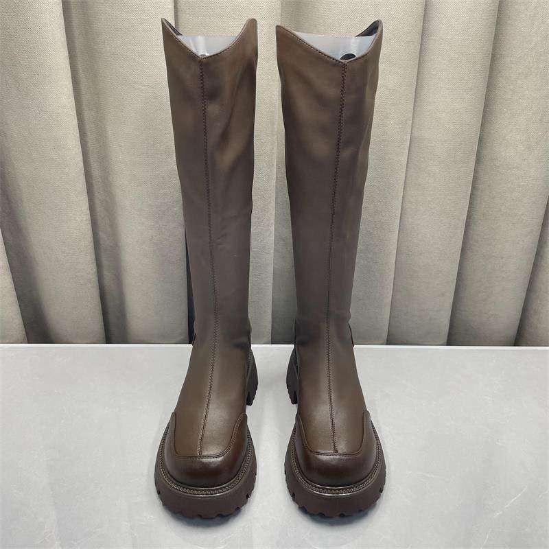 撤柜处理v型口骑士靴长筒靴女2024冬款厚底长靴女小个子高筒靴女,女鞋,骑士靴,淘宝优惠券,粉丝福利购,淘宝优惠卷