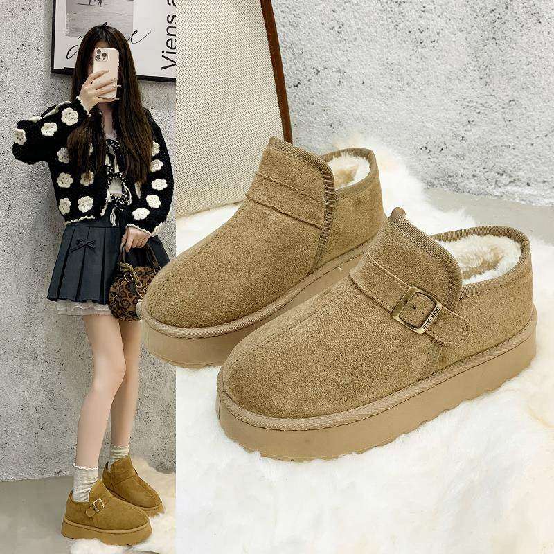 大码雪地靴41到43厚底冬季加绒加厚保暖短靴防滑东北零下40度棉鞋,女鞋,时尚雪地靴,淘宝优惠券,粉丝福利购,淘宝优惠卷