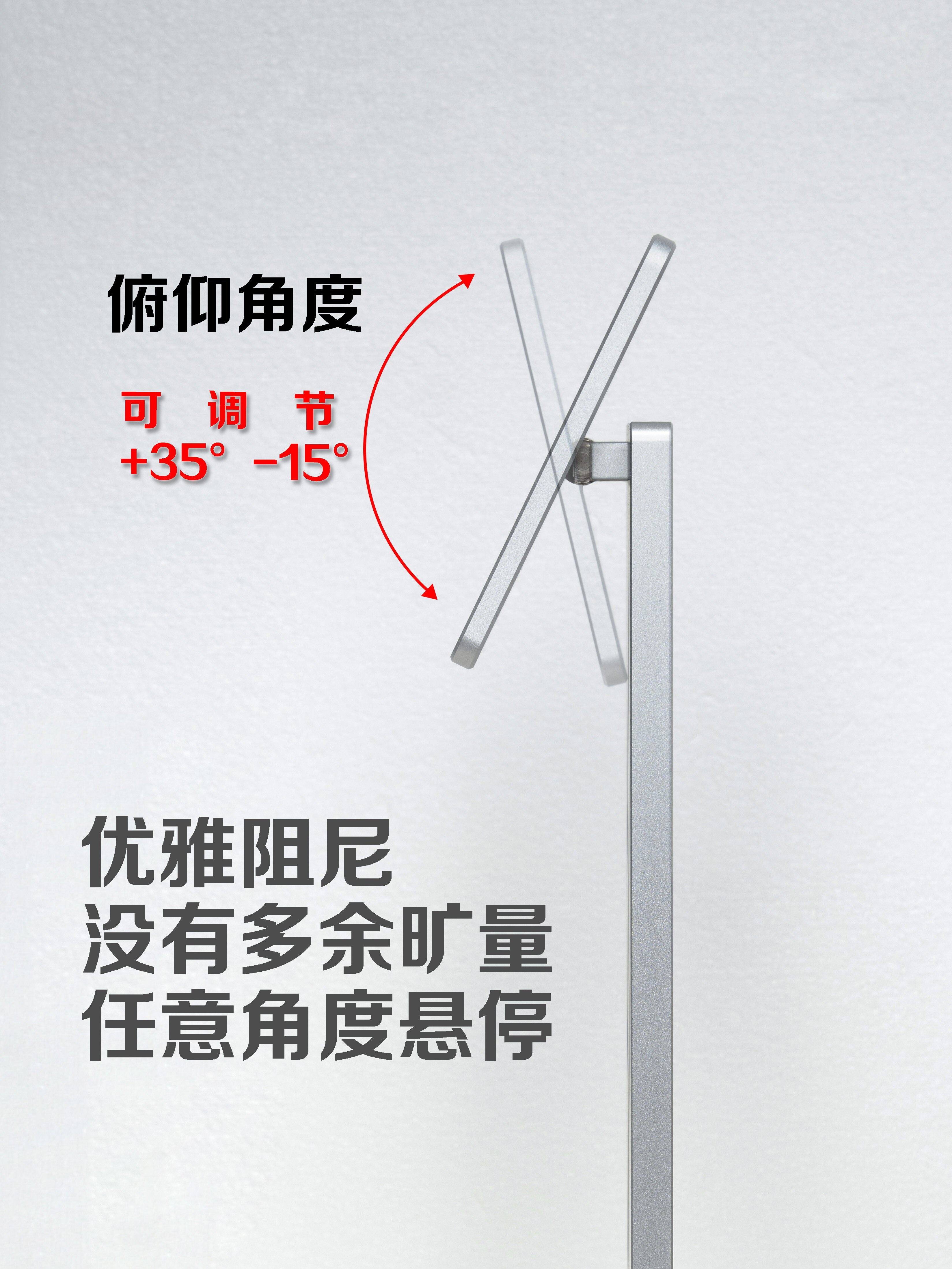 무선 고속 충전 기능이 있는 올 알루미늄 메탈 모니터 스탠드 DXR APPLE 스타일의 미니멀한 외관 스탠드
