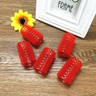 卷发器老式塑料卷发棒电影经典怀旧带齿卷发筒可卷梨花卷空气刘海