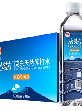 克东天然苏打水500ml*20瓶无添加