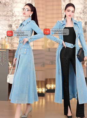 VJE冬季时尚帅气收腰呢大衣2025新款气质通勤中长款过膝修身外套