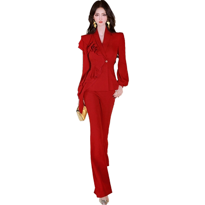 设计感小众职业套装面试正装