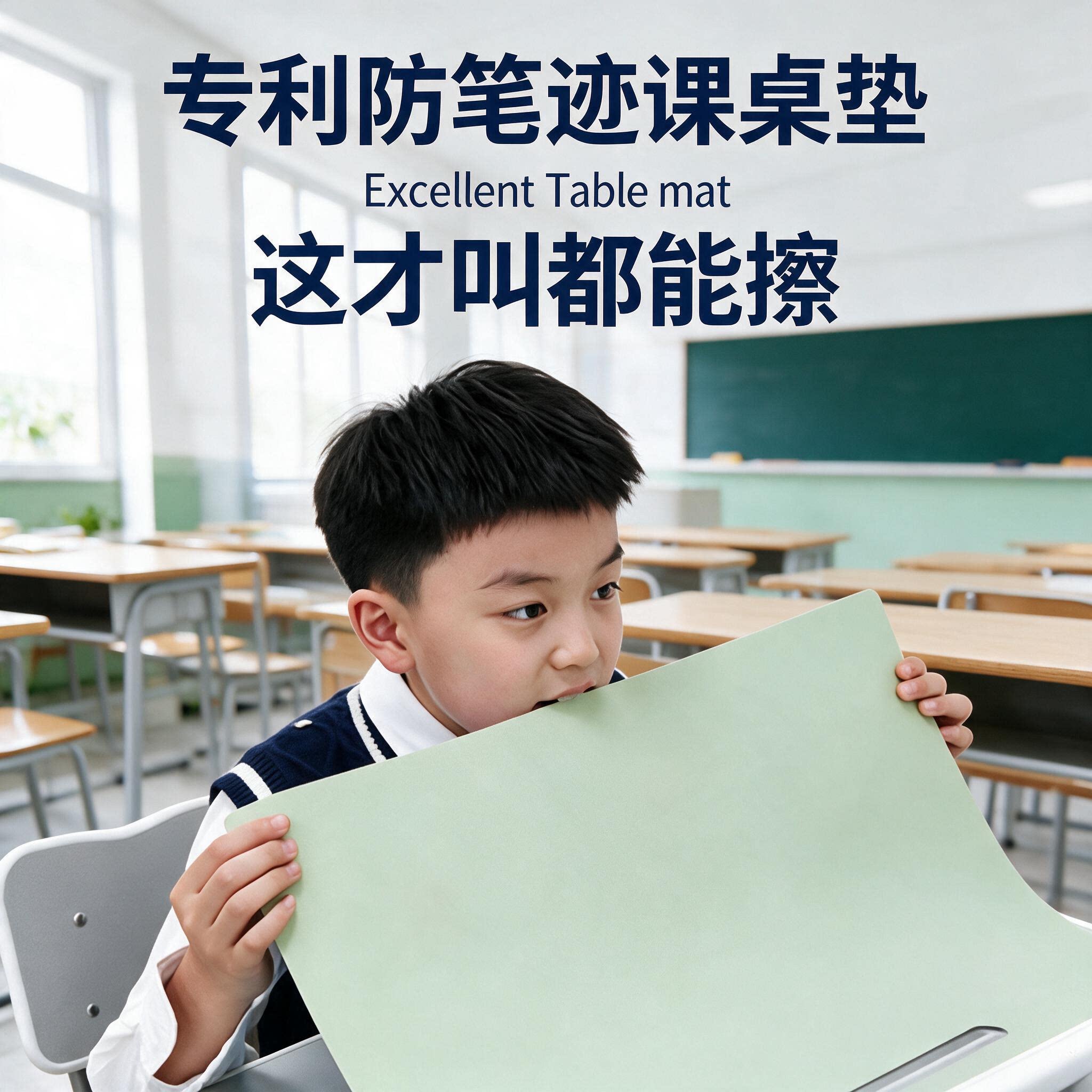 护眼硅学生书桌垫办公桌儿童写字台学习专用课桌桌面防笔印保护垫图片
