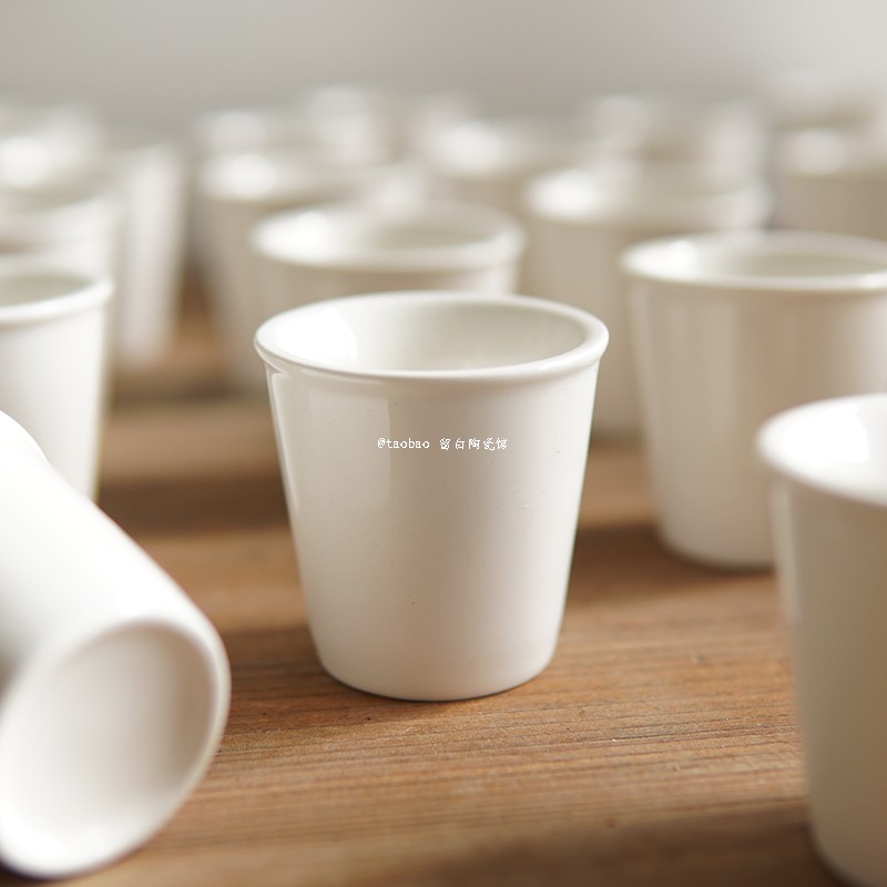 留白 【手感一级棒】 陶瓷浓缩咖啡杯 茶杯 主人杯 mini小酒杯
