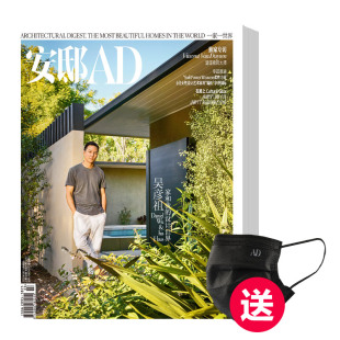 2025年第一期春季 号起订 送AD定制口罩 安邸AD 不含增刊 订阅4期 一捆25个 家居杂志