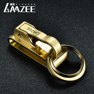 男士腰挂穿皮带金属双环可卸环汽车钥匙扣金属挂皮带扣男腰带扣