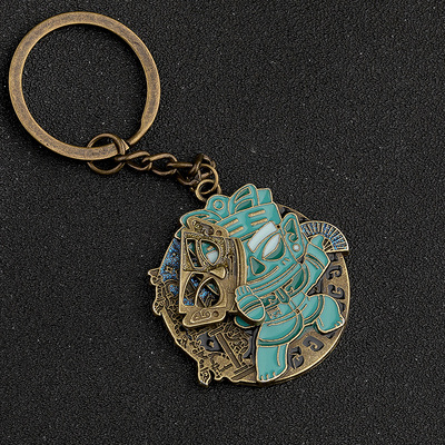 2025新款三星堆变脸面具钥匙扣小挂件博物馆文创纪念品可定制logo