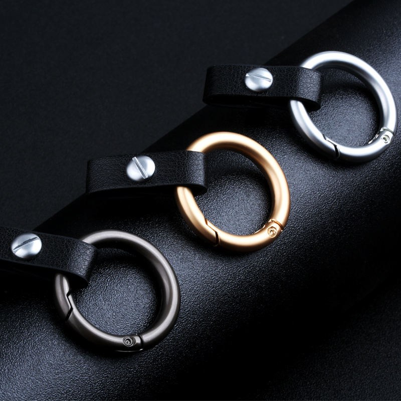 创意金属马镫男士连接简约钥匙扣