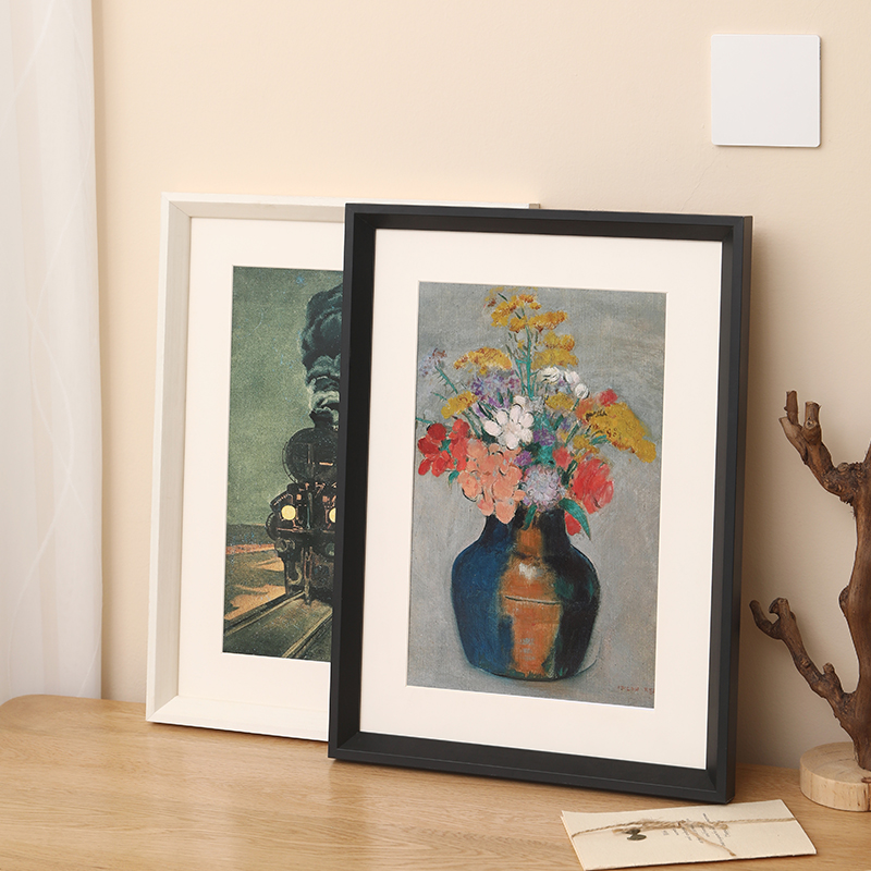 实木大相框4k素描拼图装裱画框