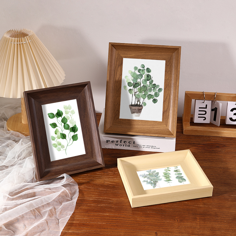 简约北欧风相框摆台桌照片面摆件
