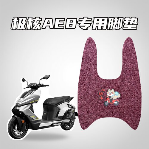 适用极核AE8电动车专用环保丝圈脚垫防水耐磨防滑耐脏易清洗