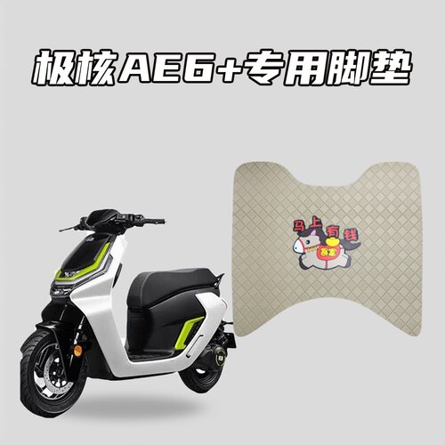 适用极核AE6+车型电动车脚垫加厚防水防滑耐磨不移位车载垫