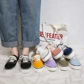 男女同款 布鞋 休闲鞋 ins潮鞋 帆布鞋 学生小白鞋 韩版 情侣运动滑板鞋