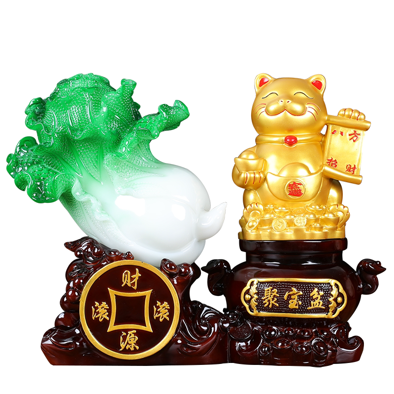 财源滚滚店铺招财摆件开业送礼