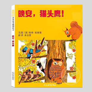 晚安猫头鹰绘本(正版精装)幽默有趣的儿童睡前故事绘本3-4-6-8周岁幼儿园宝宝阅读启蒙亲子图画早教书籍学校推荐一二三年级课外书
