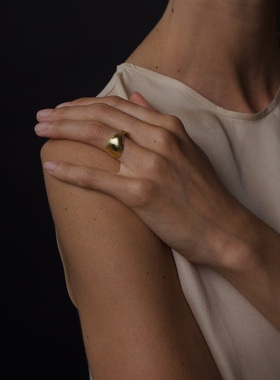 aboab纽约原创设计风纯银耳夹