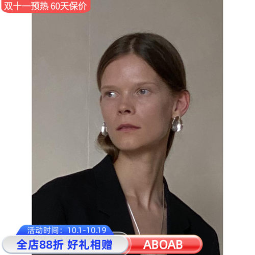 ABOAB极简925银手工肌理