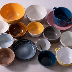 瑕疵陶瓷碗家用米饭碗拉面碗汤碗泡面碗沙拉大碗深碗菜碗漂亮好看