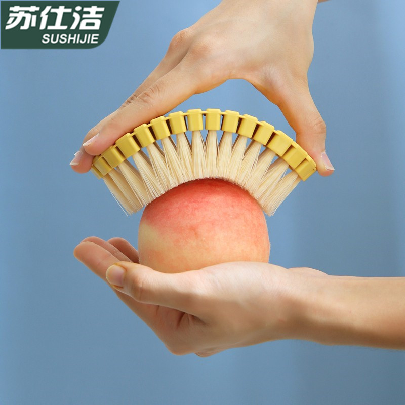 瓜果蔬菜清洁刷可弯曲多功能清洗工具厨房用可爱土豆山药去泥刷子,家庭/个人清洁工具,厨房用刷,淘宝优惠券,粉丝福利购,淘宝优惠卷