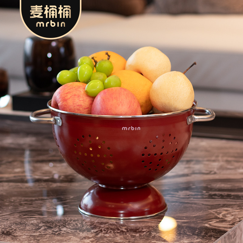 麦桶桶水果盘轻奢新款客厅厨房家用茶几零食收纳复古多用途沥水篮,餐饮具,果盆/果盘/果篮,淘宝优惠券,粉丝福利购,淘宝优惠卷
