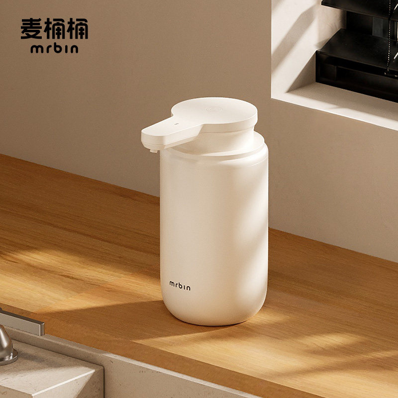 麦桶桶感应泡沫洗手机洗手液自动感应器壁挂机卫生间皂液器不锈钢