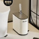 麦桶桶智能感应垃圾桶家用化妆室厕所带马桶刷一体自动不锈钢窄缝